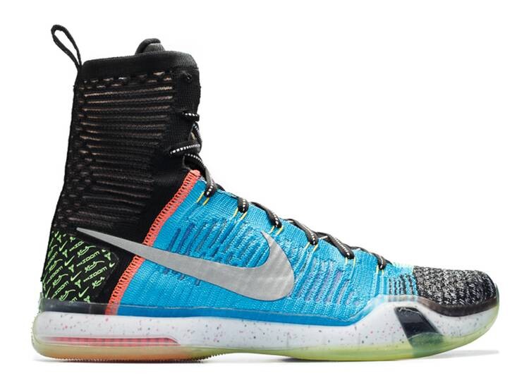 

Кроссовки Nike KOBE 10 ELITE HIGH 'WHAT THE', разноцветный