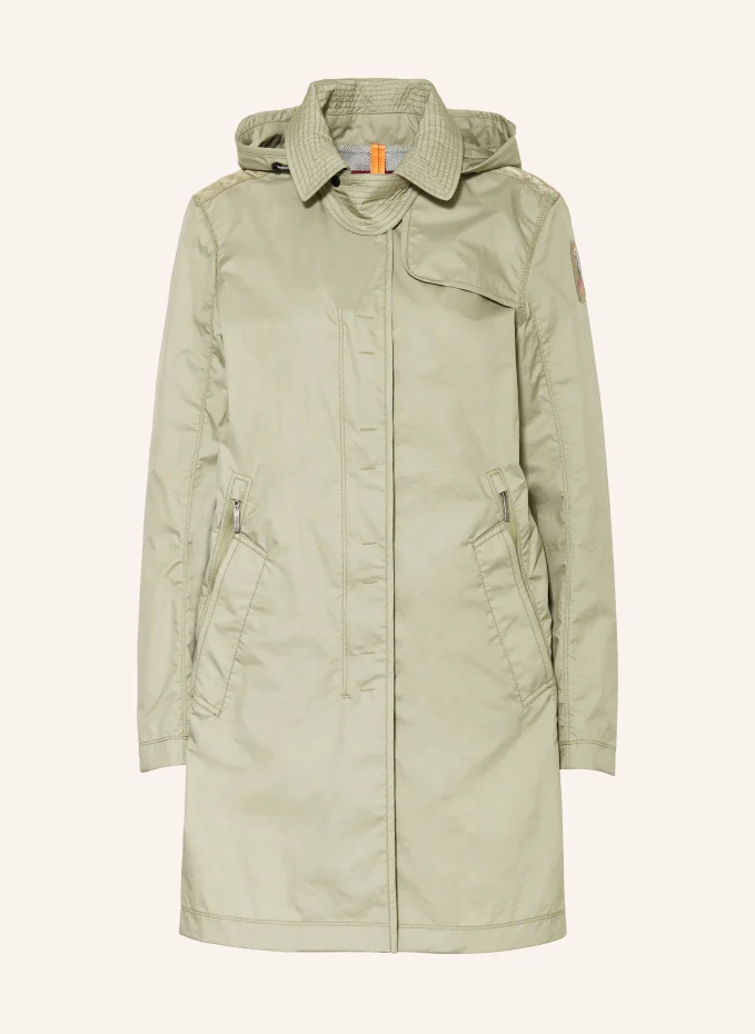 

Пальто avery со съемным капюшоном Parajumpers, зеленый