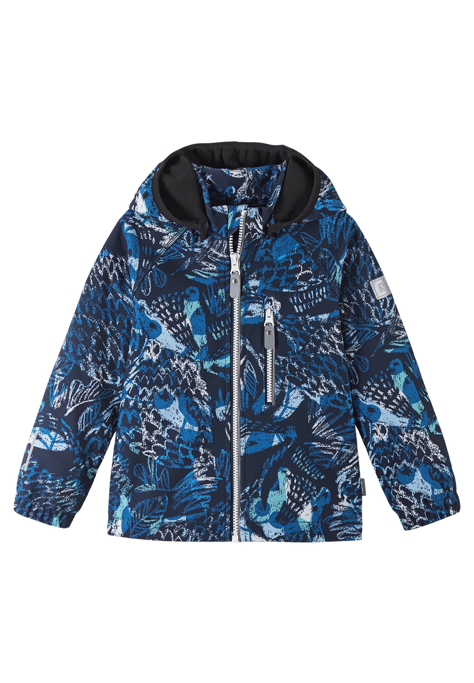 Куртка софтшелл Reima Softshell Jacke Vantti, цвет Navy pattern