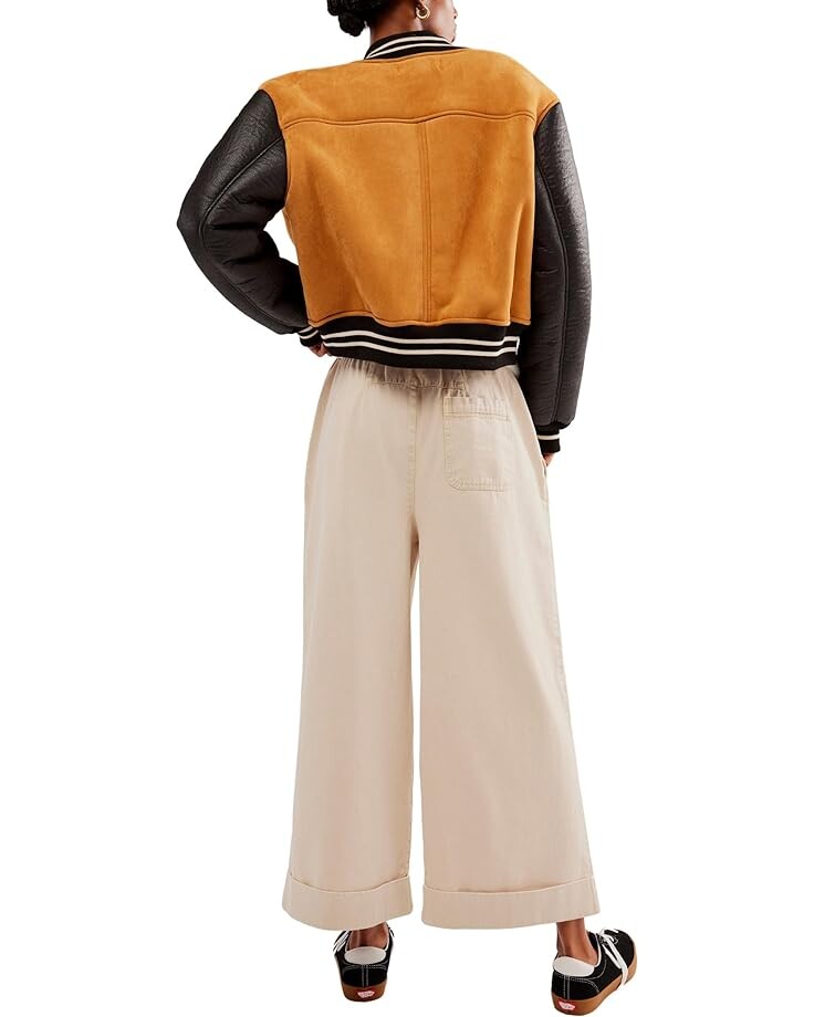 

Брюки Free People After Love Cuff Pants, цвет Sandshell