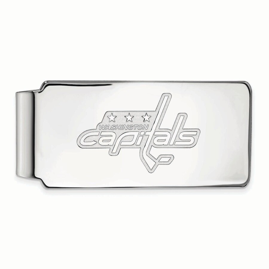 

Зажим для денег LogoArt Washington Capitals, серебряный