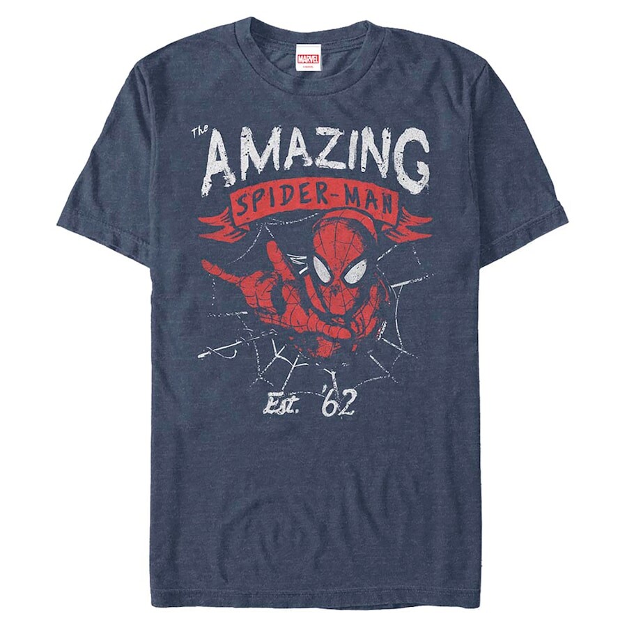 

Футболка с коротким рукавом Mad Engine Spider-Man, нави