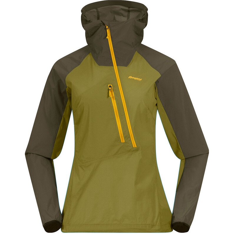 

Женский анорак Cecilie Light Wind Bergans, оливковый