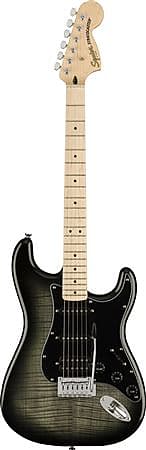 Электрогитара Squier Affinity Stratocaster FMT HSS Guitar Maple Neck Black Burst цена и фото