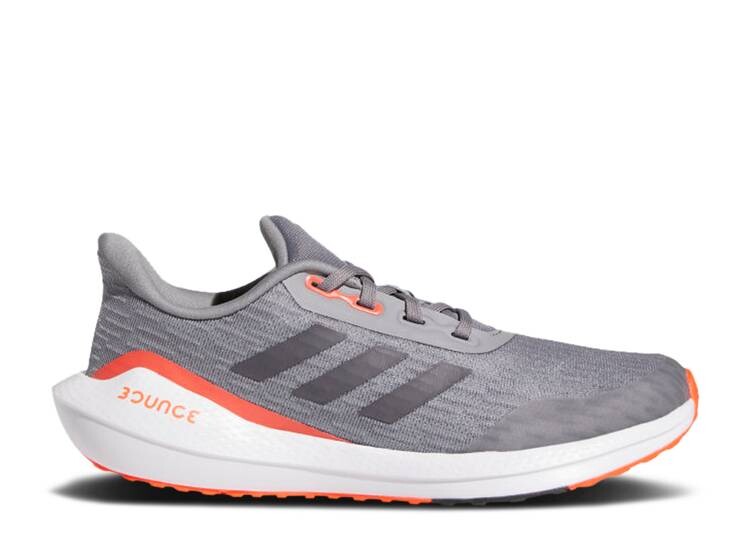 Кроссовки Adidas EQ21 RUN J 'GREY SOLAR RED', серый кроссовки adidas run 80s grey shadow red серый