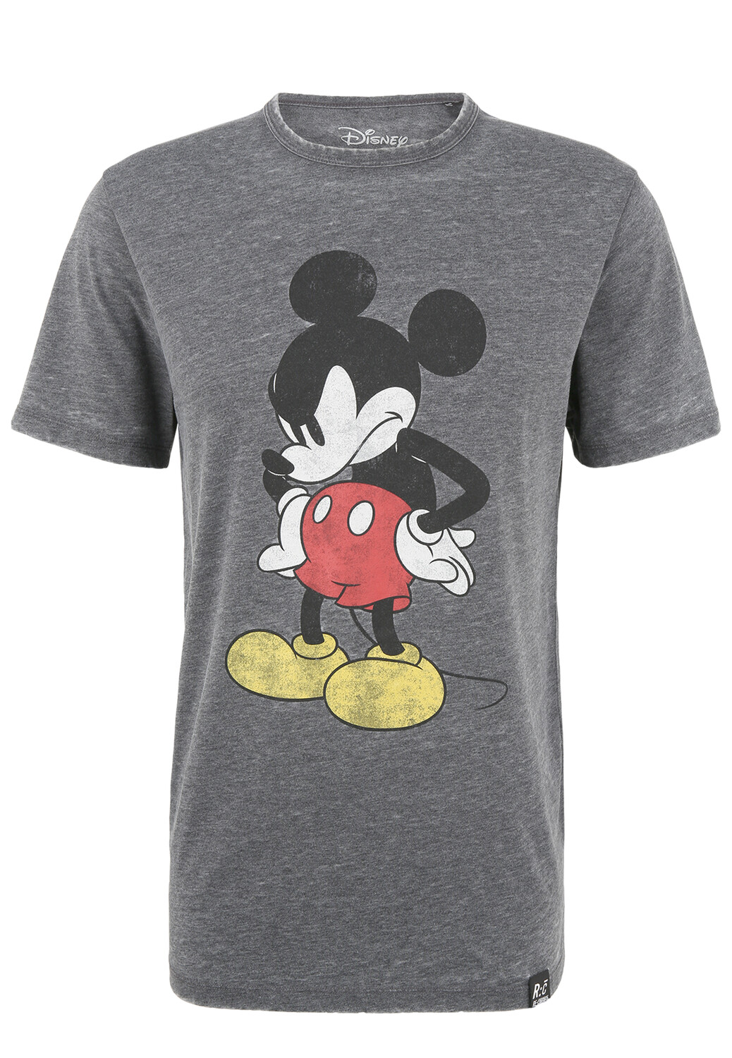 

Футболка Recovered Disney Mickey Mouse Madface, темно-серый