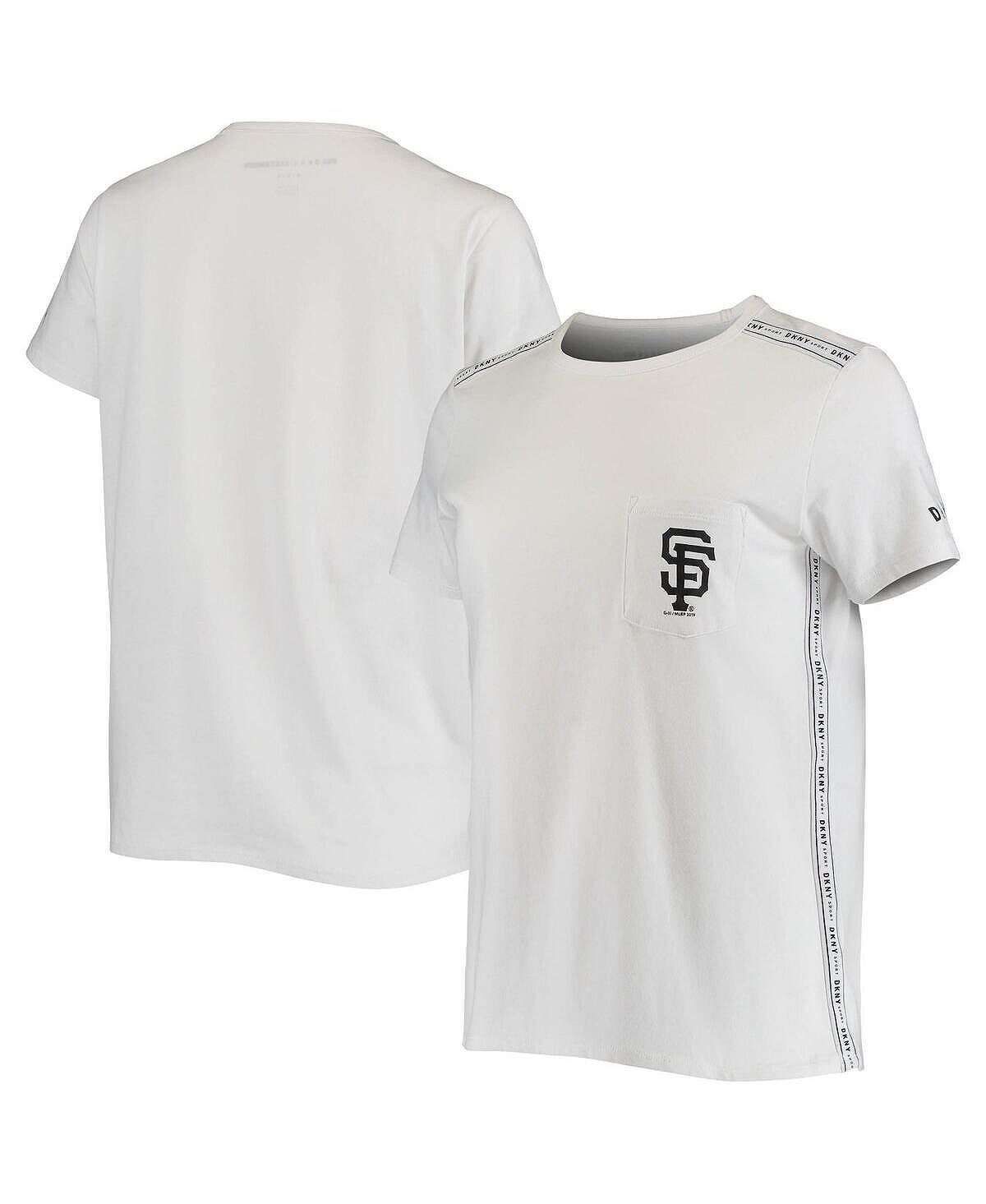 

Женская белая футболка San Francisco Giants Donna Sporty DKNY, белый