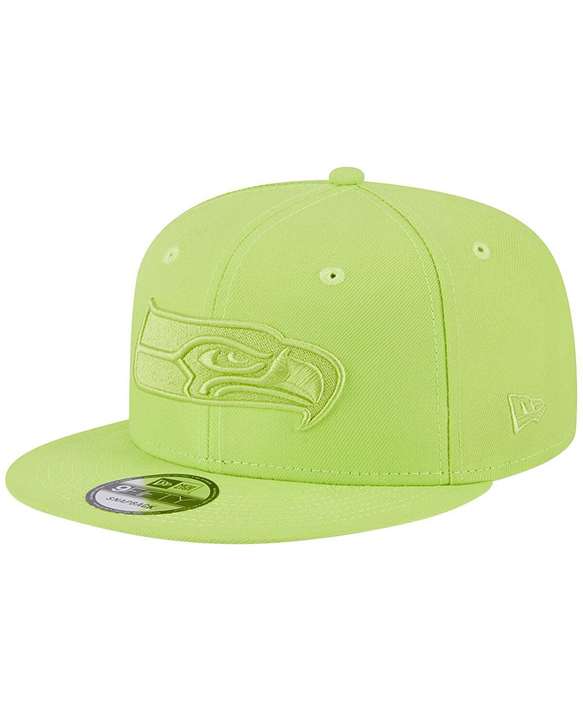 

Мужская неоново-зеленая бейсболка Seattle Seahawks Color Pack Brights 9FIFTY Snapback New Era