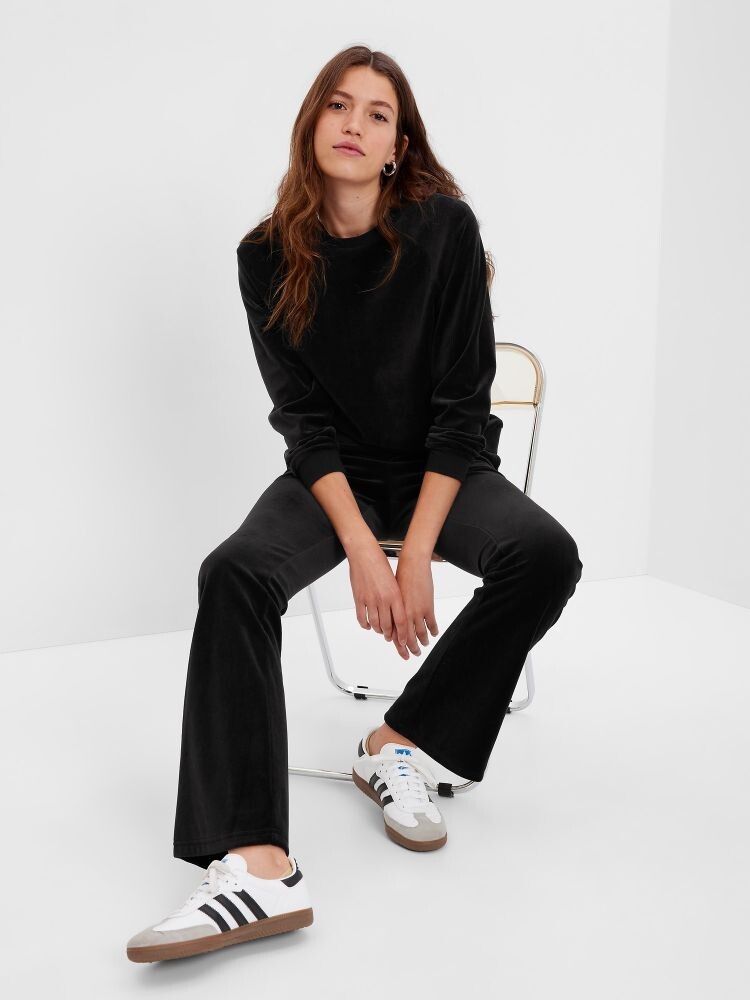 

Велюровая толстовка Gap, черный