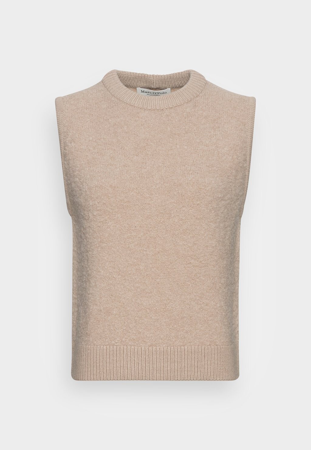 

Джемпер Marc O'Polo Sleeveless Round Neck, бежевый, Бежевый;серый