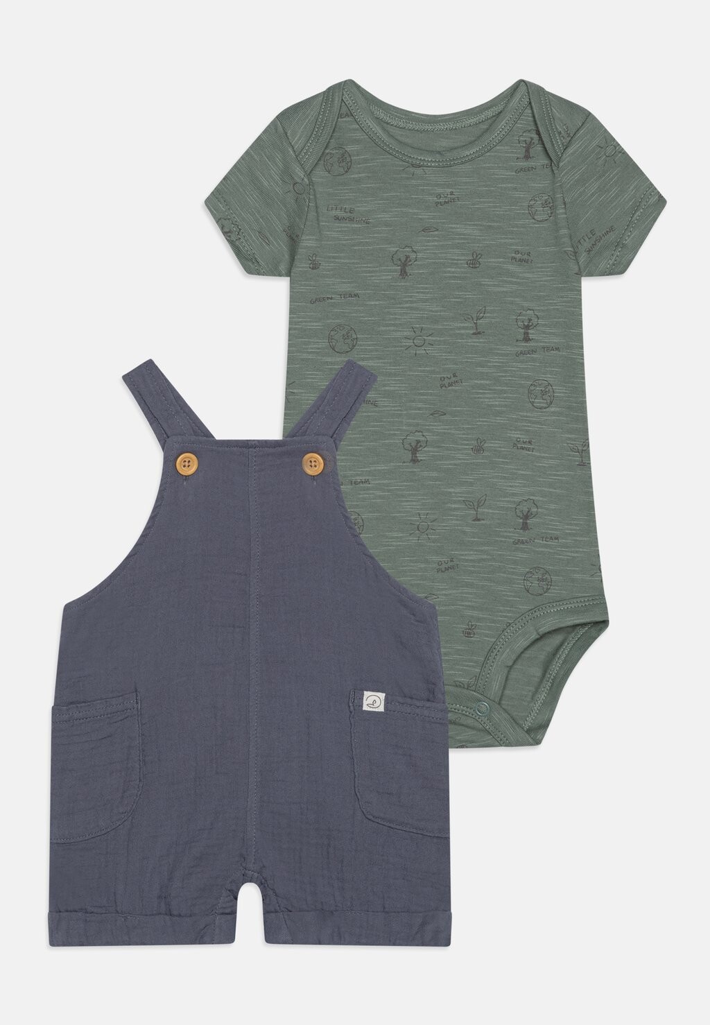 

Комбинезон SHORTALL UNISEX SET Carter's, цвет blue