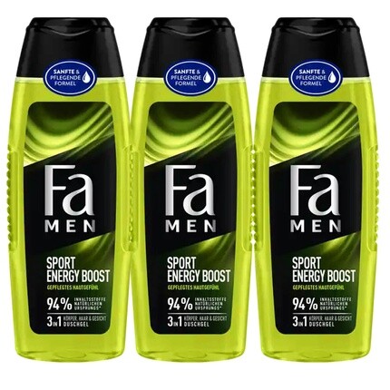 

Fa Men Sports Energy Boost Гель для душа Power Boost для тела и волос 250 мл