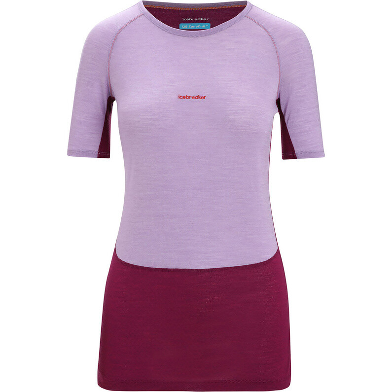 

Женская футболка 125 ZoneKnit Crew Icebreaker, фиолетовый