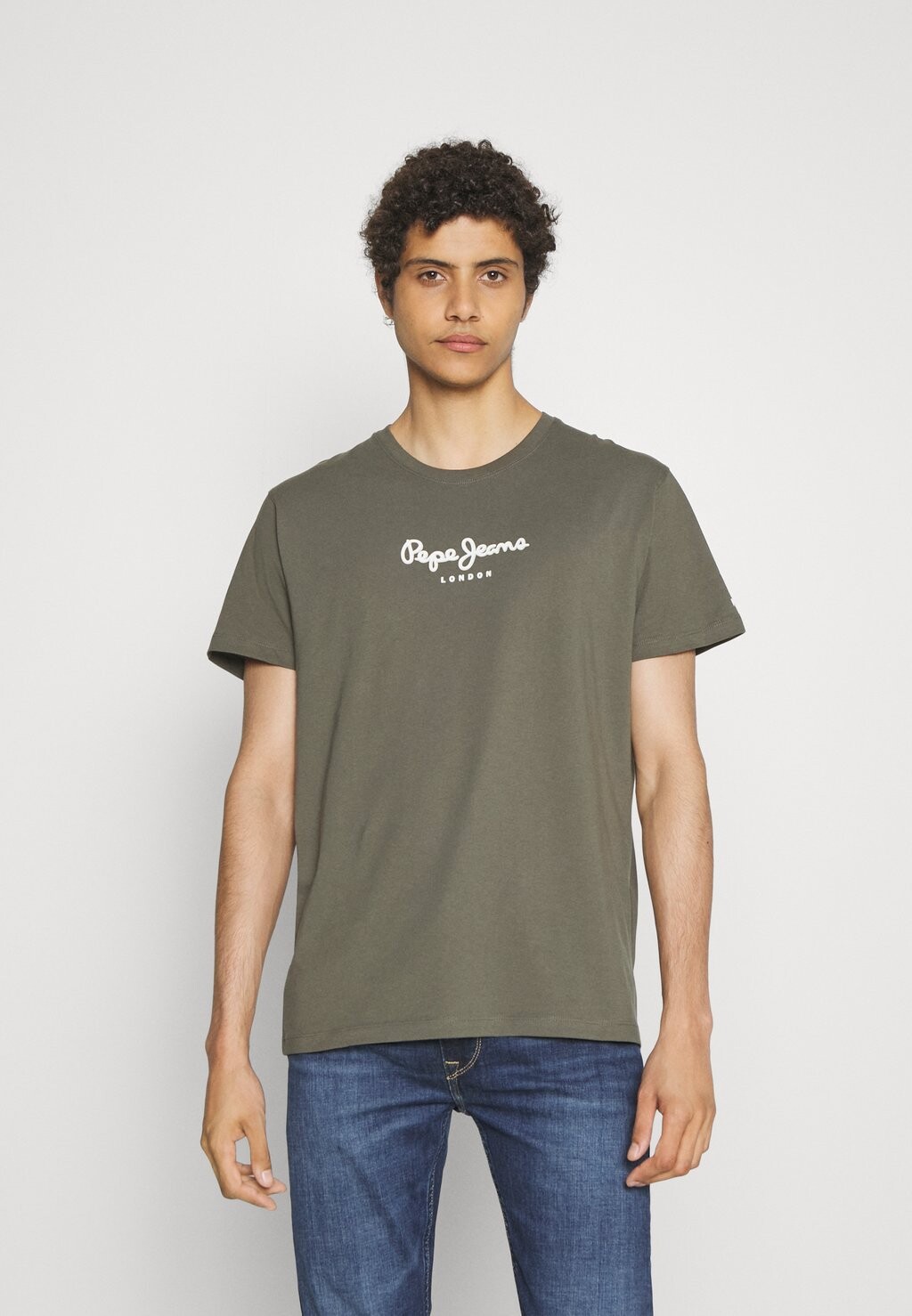 

Футболка с принтом Pepe Jeans, оливковый, Зеленый