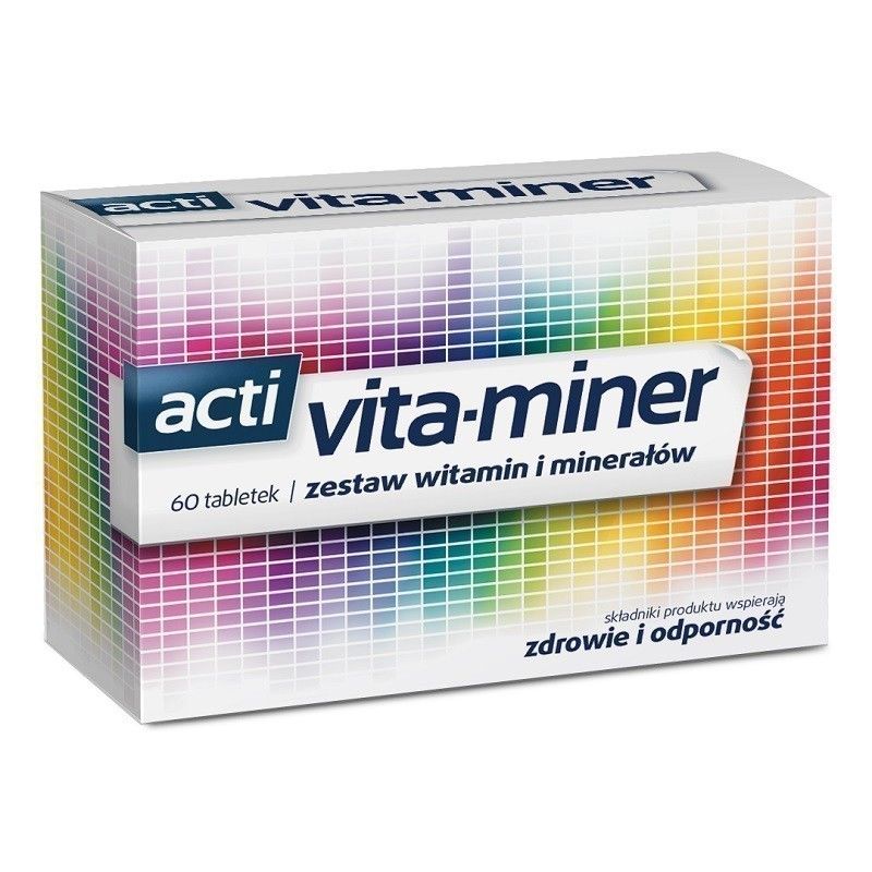 Витамины и минералы Acti Vita-Miner , 30 шт витамины и минералы orthomol sport 30 шт