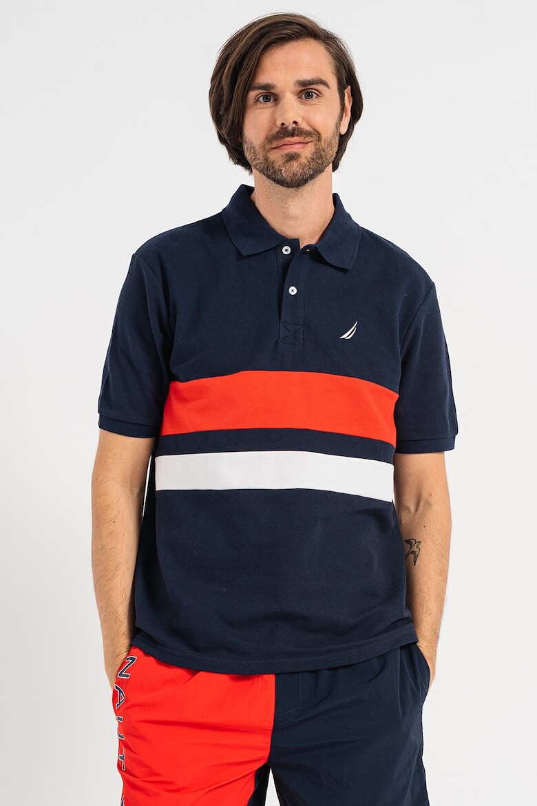 

Футболка с воротником «Холт» Nautica, красный