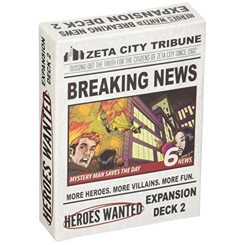 

Настольная игра Heroes Wanted: Breaking News Expansion Action Phase Games