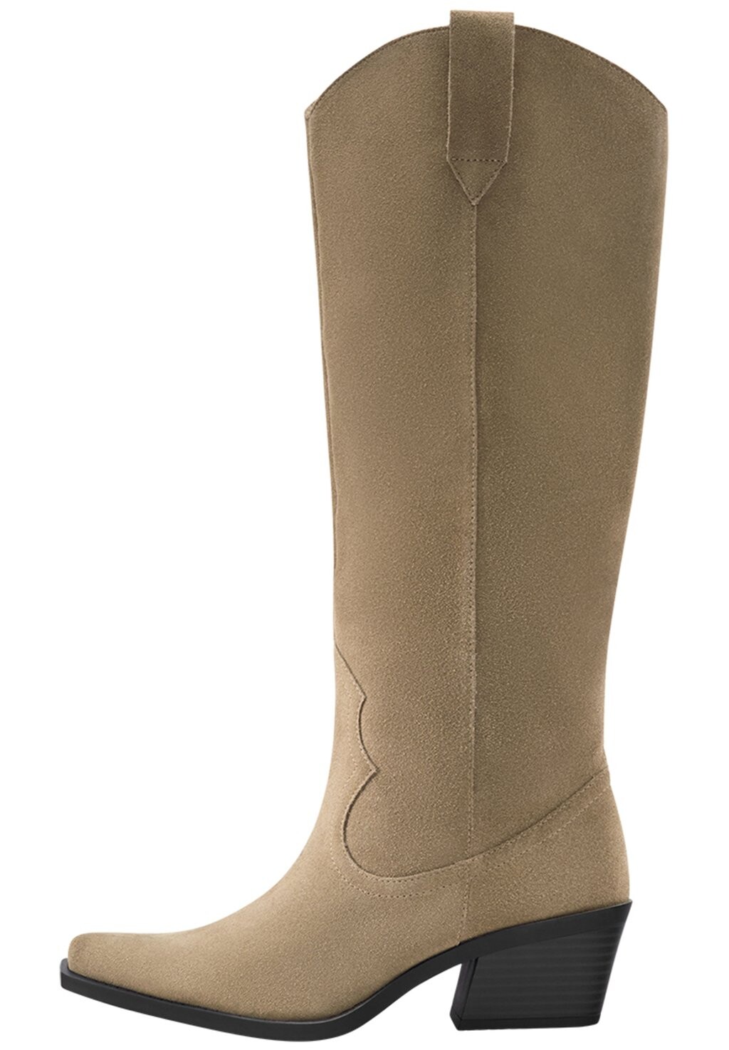 

Ковбойские/байкерские ботинки KNEE-HIGH ­ PULL&BEAR, цвет beige
