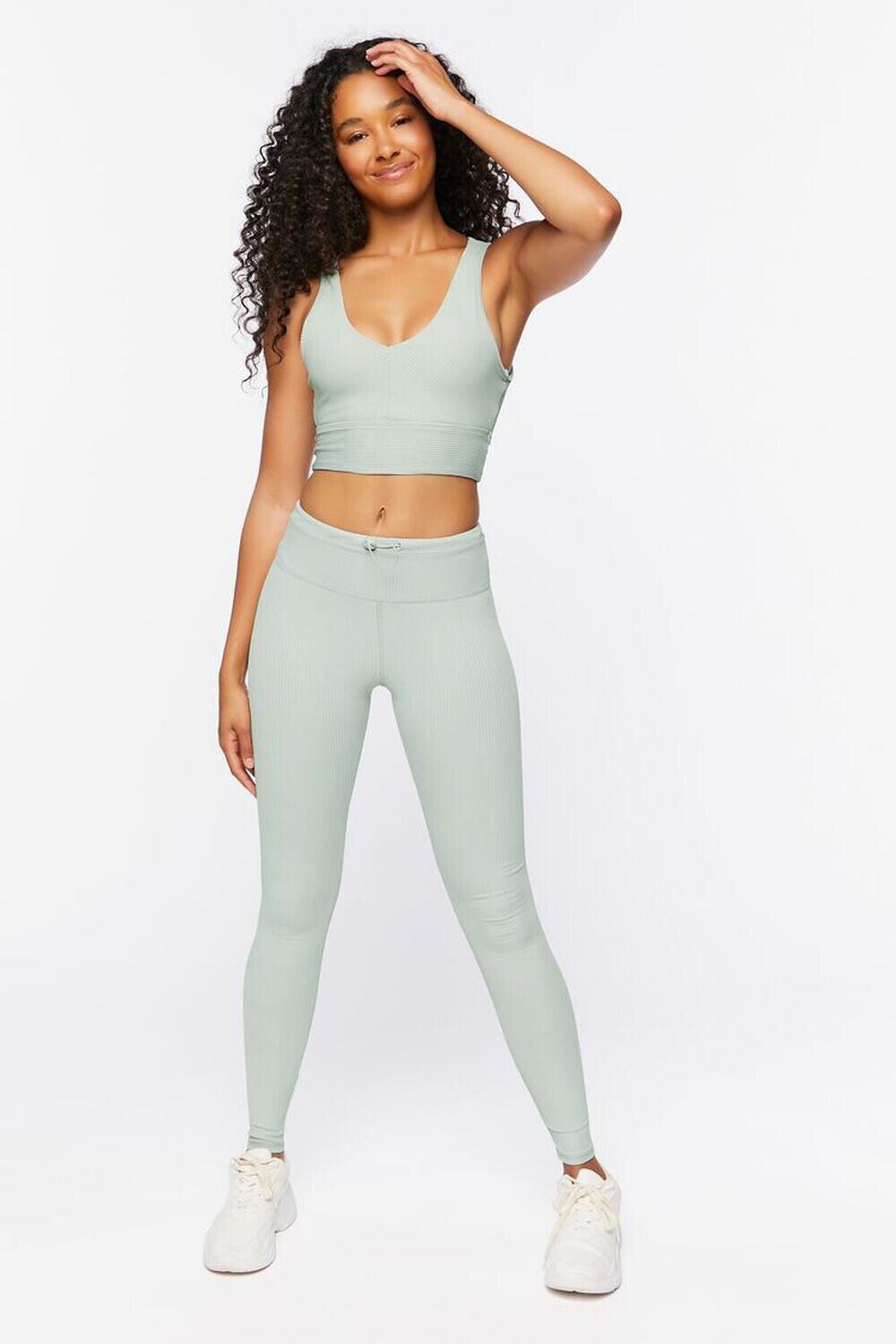 

Леггинсы Active Toggle на шнурке Forever 21, серый