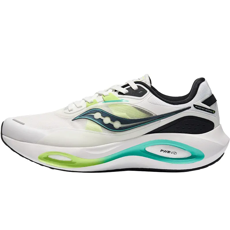 

Кроссовки мужские Saucony Firebird 3 амортизирующие, белый / зеленый / черный