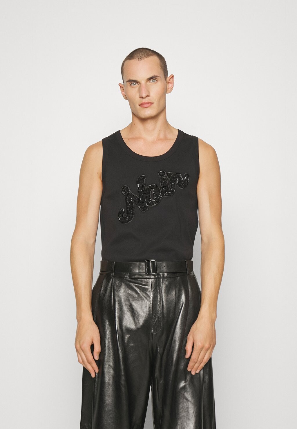 

Топ Tank Top Emporio Armani, черный