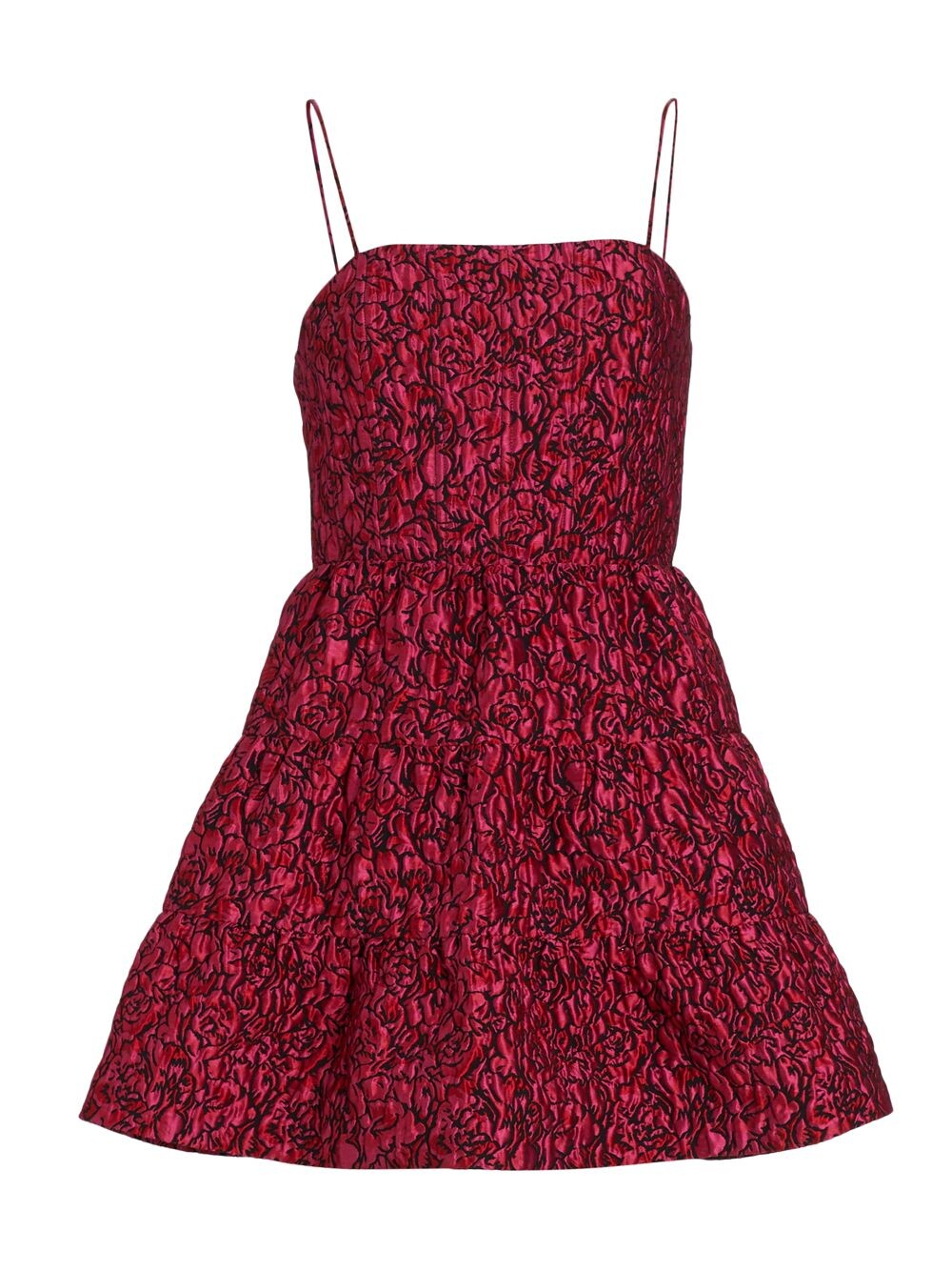 

Платье Jamila с пышной юбкой Alice + Olivia, черный