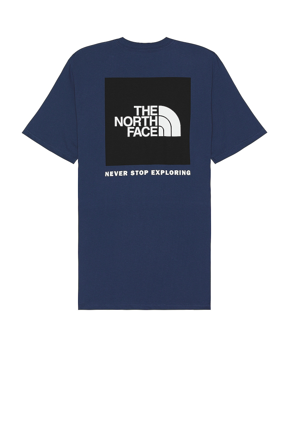 

Футболка The North Face Box Nse, цвет Shady Blue & Tnf Black