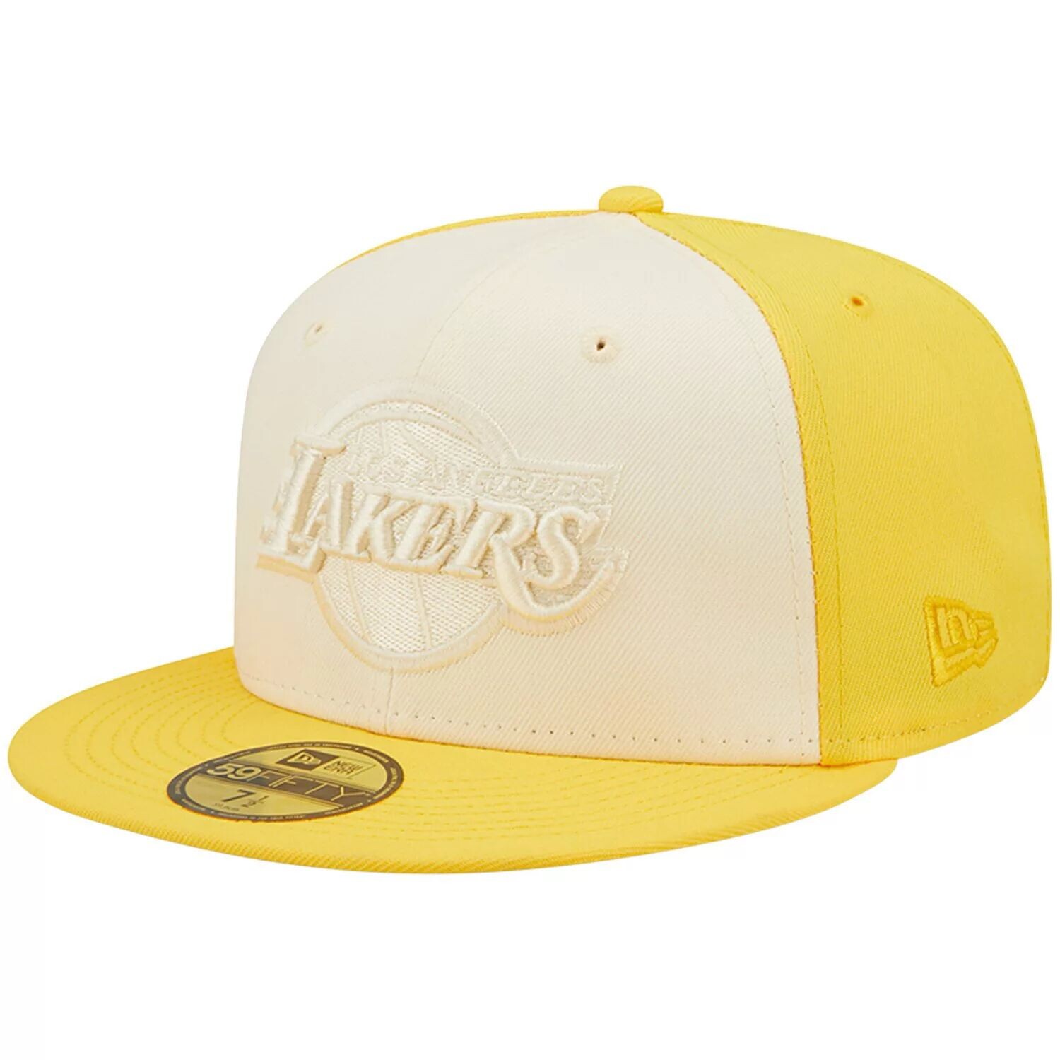 

Мужская пробковая двухцветная кепка New Era кремового/золотого цвета Los Angeles Lakers 59FIFTY 59FIFTY