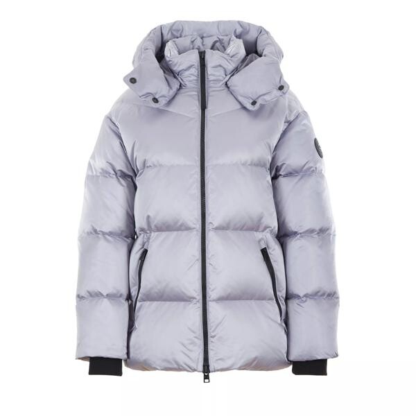 

Куртка satin logo puffer jacket 31095 silver sky Woolrich, фиолетовый