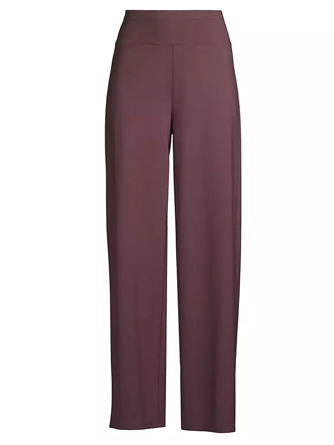 

Широкие брюки с высокой талией Eileen Fisher, цвет casis