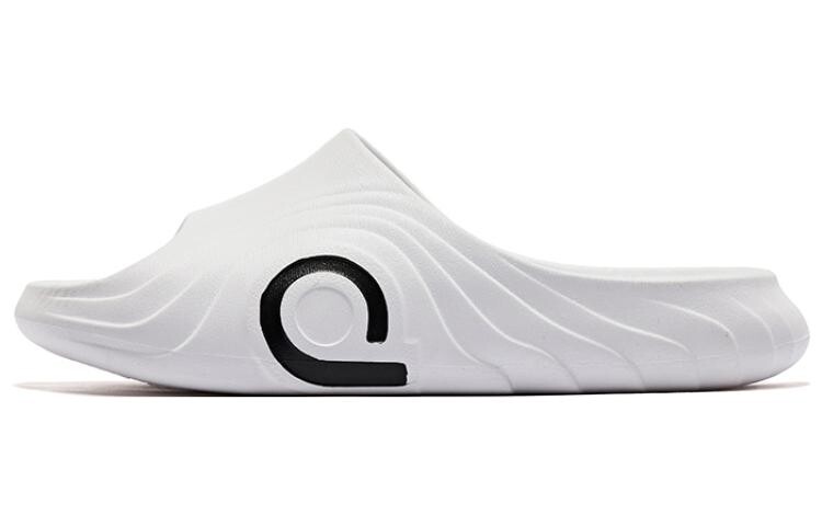 

Шлепанцы мужские белые/черные Qiaodan