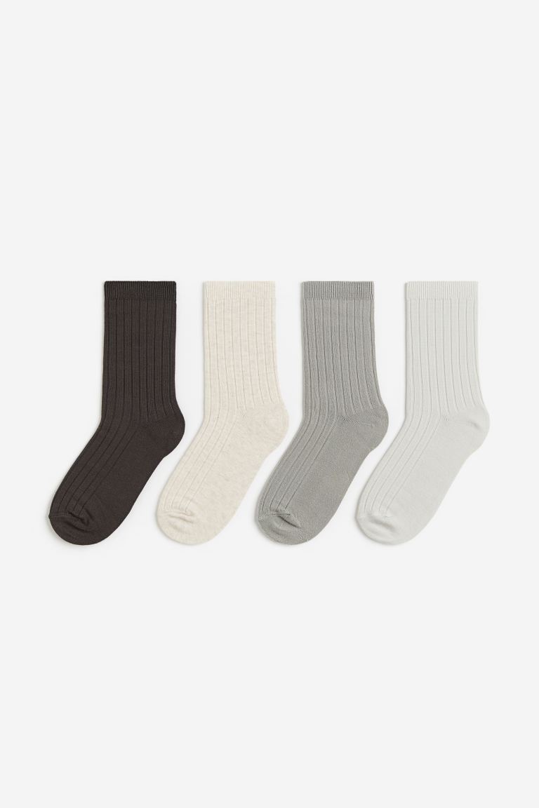 4 упаковки носков H&M, зеленый носки 330 10 пар размер 36 41 зеленый желтый коричневый бежевый серый