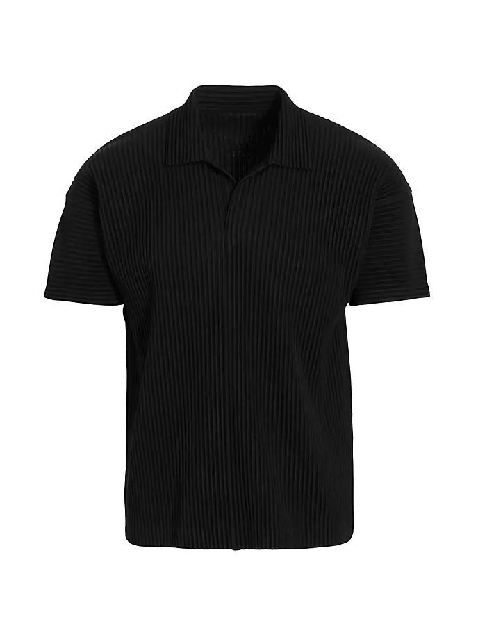 

Базовая рубашка поло Homme Plissé Issey Miyake, черный