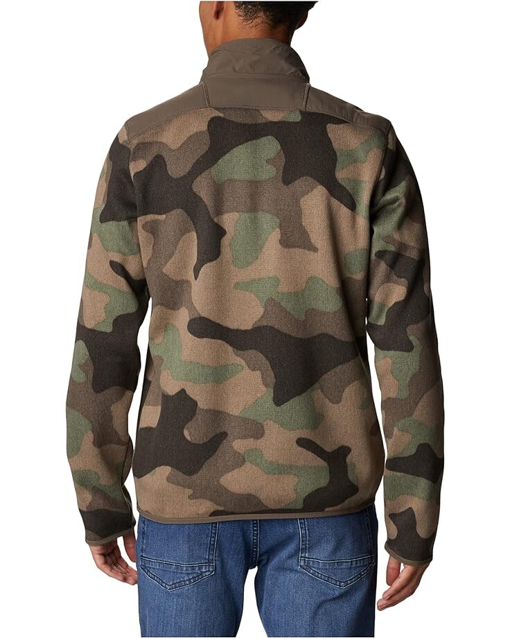 

Свитер Columbia Sweater Weather II Printed 1/2 Zip, цвет Cypress Mod Camo