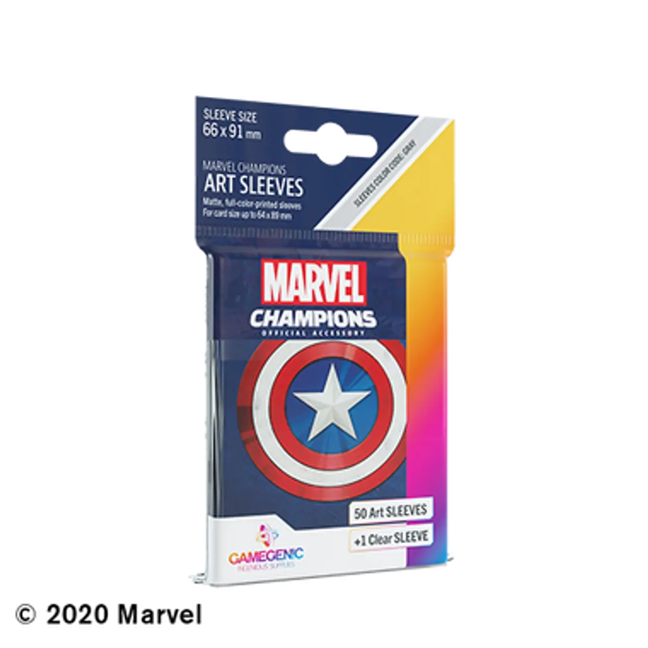 

Карточная игра Game Genic Sleeves: Marvel Champions - Captain America