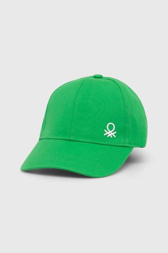 

United Colors of Benetton Детская хлопковая бейсболка, зеленый