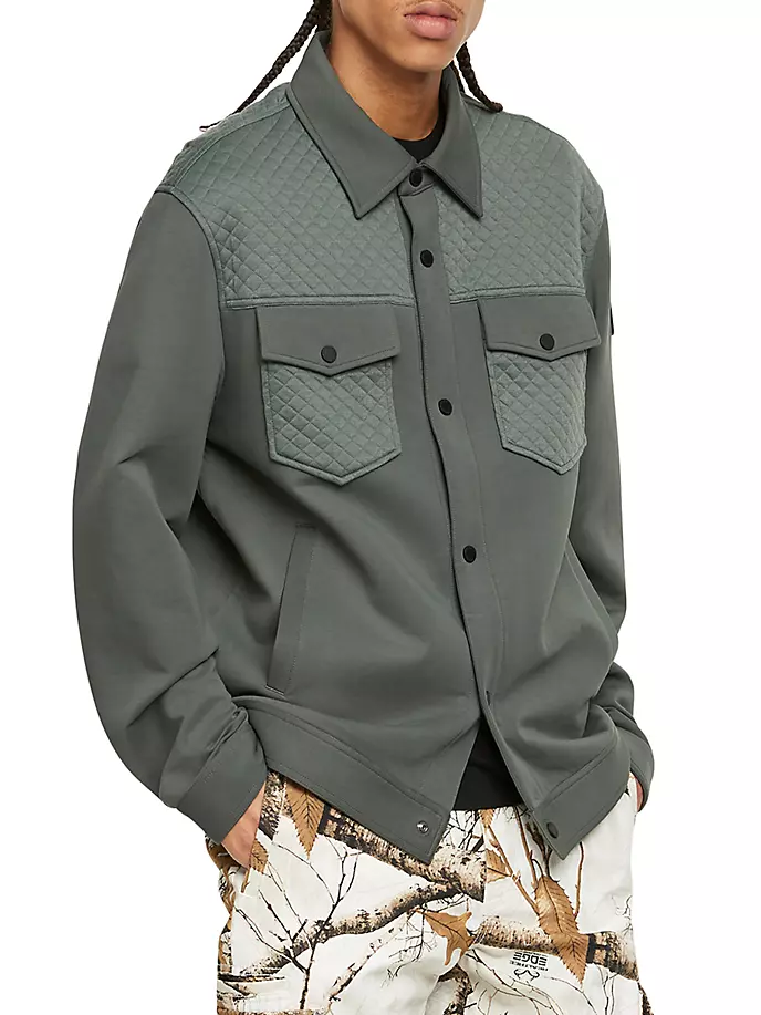 

Куртка-рубашка Woodland Trucker Moose Knuckles, цвет forest hill