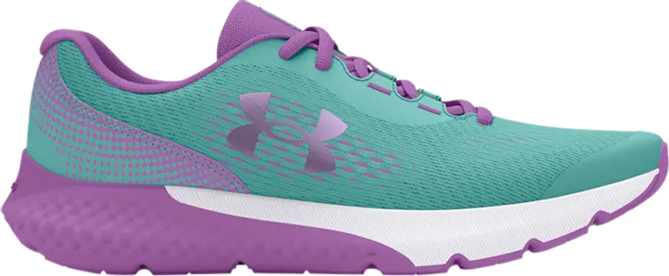 

Кроссовки Charged Rogue 4 GS 'Radial Turquoise Provence Purple', бирюзовый