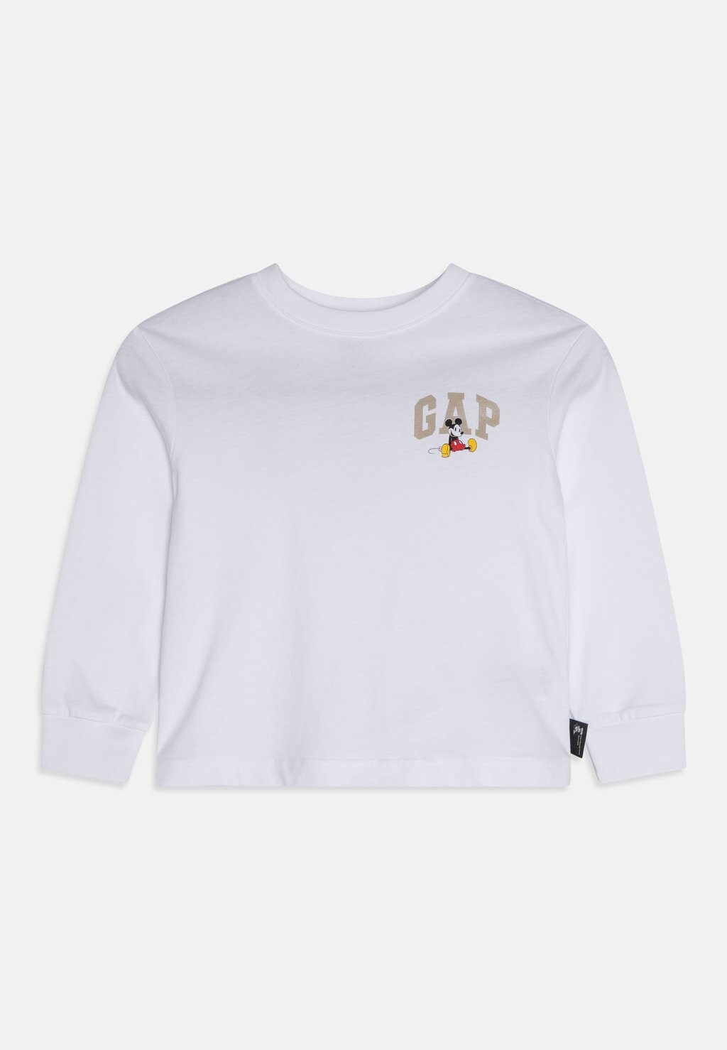 цена Топ с длинными рукавами LOGO TEE BOYS GAP, цвет optic white