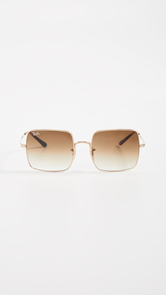 

Солнцезащитные очки Ray-Ban RB1971 Icons Oversized Square, золотой