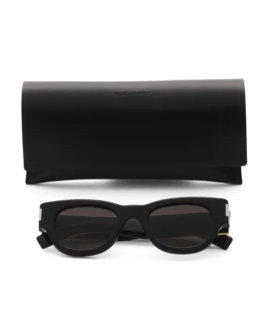 

Солнцезащитные очки 49 мм Saint Laurent, черный