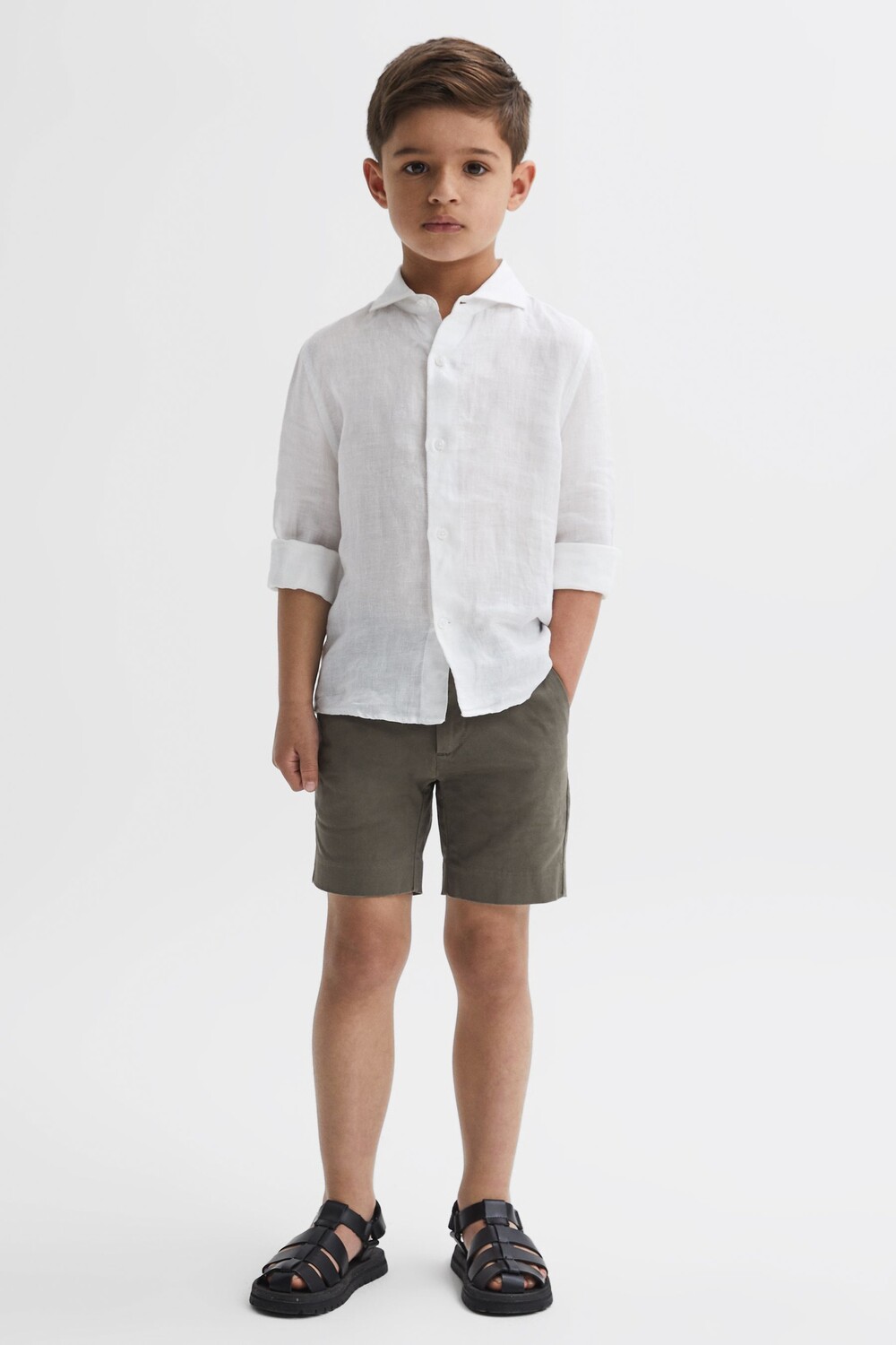 

Шорты чинос Wicket Casual Reiss, хаки
