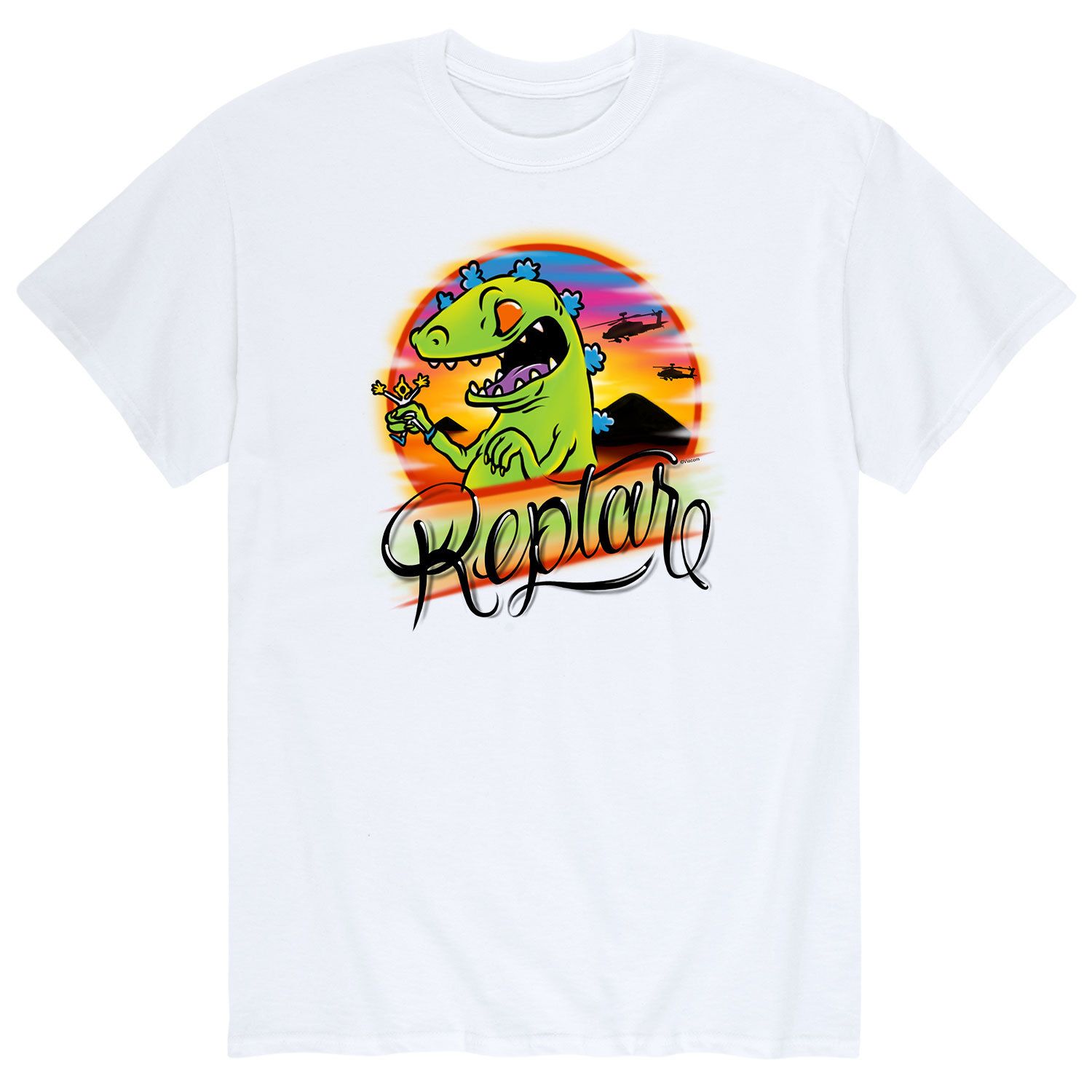 Мужская футболка Rugrats Tropical Reptar Licensed Character