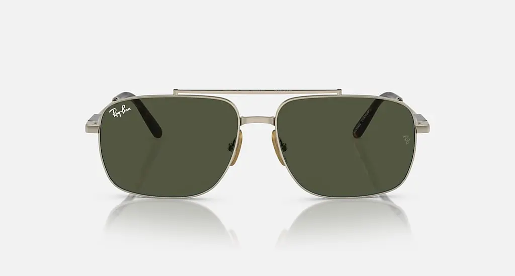 

Солнцезащитные очки Ray-Ban MICHAEL TITANIUM, зеленый