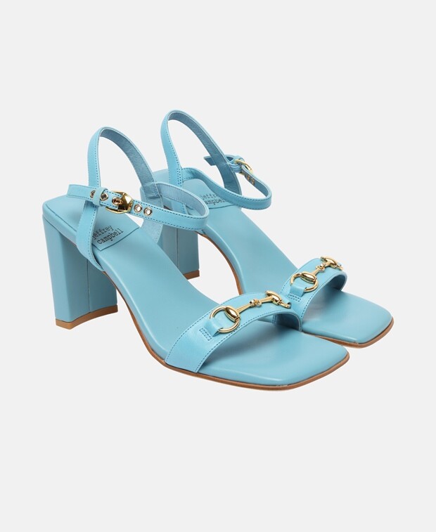 

Босоножки на каблуке Jeffrey Campbell, синий