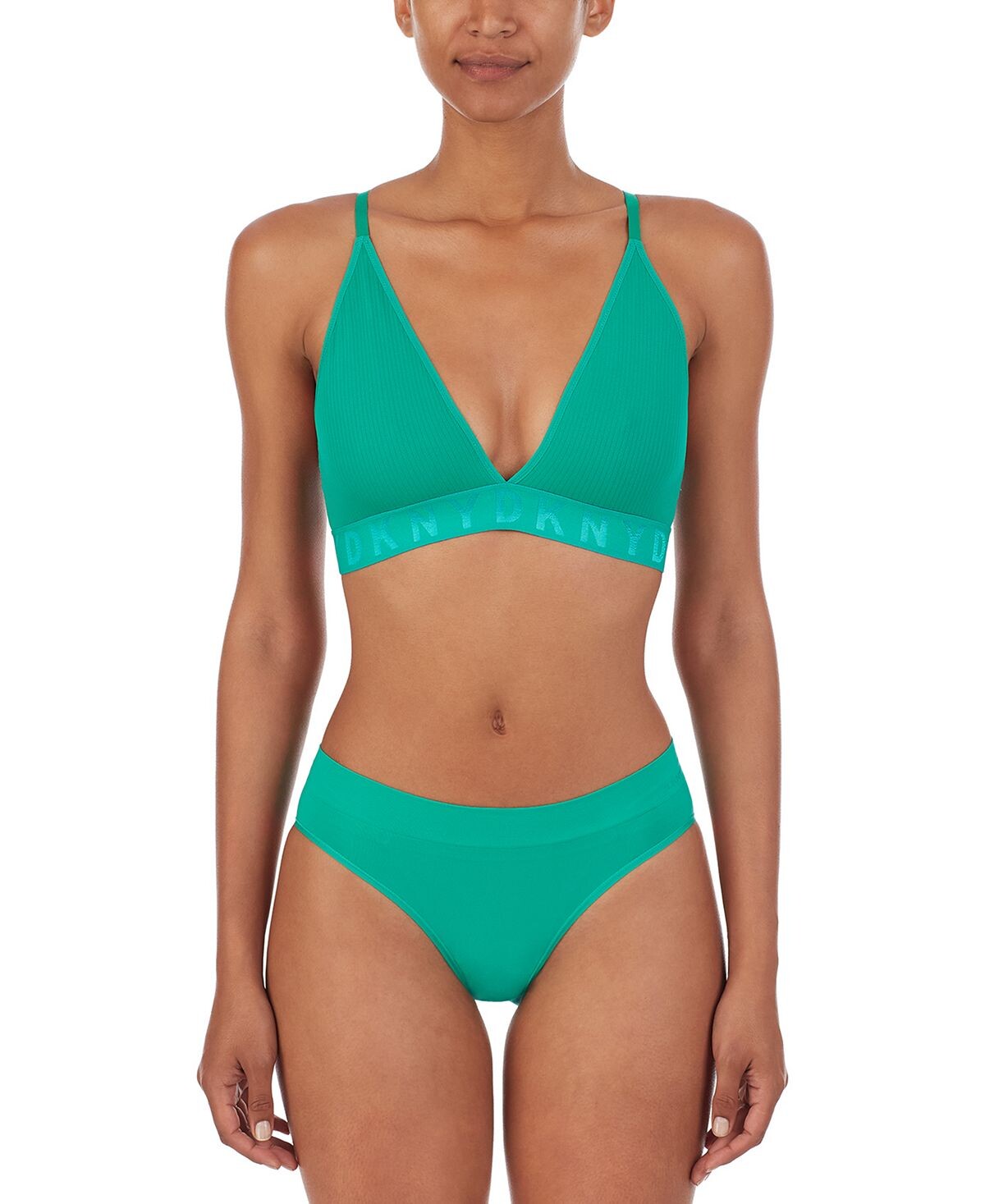 

Бесшовный бюстгальтер в рубчик Litewear DK4026 DKNY