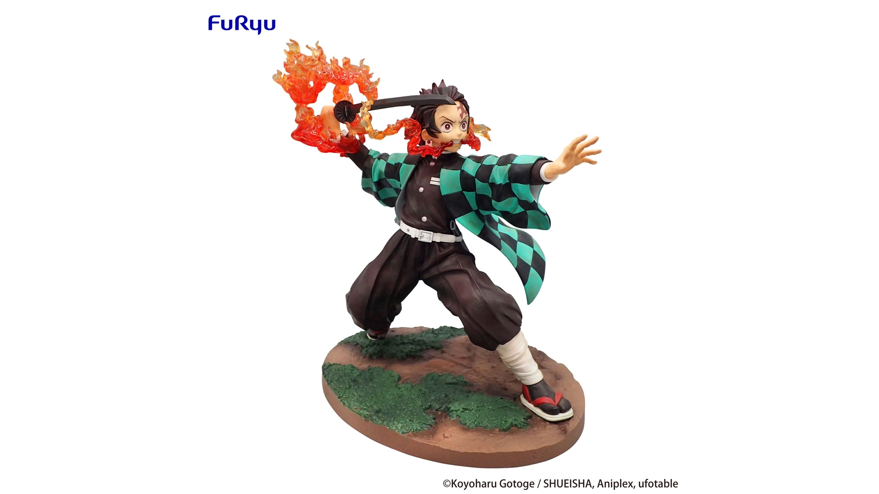 Demon Slayer Kimetsu No Yaiba Exceed Креативная статуя из ПВХ Камадо Танджиро 17 см Demon Slayer Kimetsu No Yaiba new japanese anime figurescards demon slayer collections card game child kimetsu no yaiba collectibles battle for kids toys