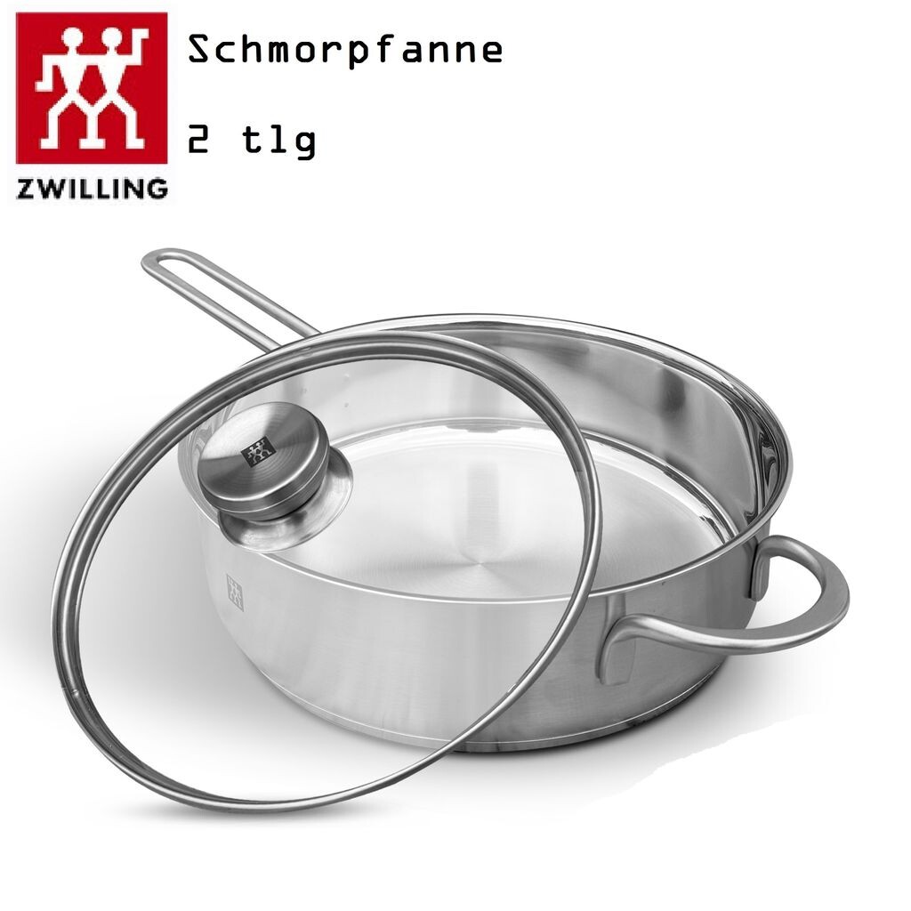 

Сотейник Zwilling Twin Nova с крышкой, индукционная 24 см, нержавеющая сталь с высоким бортиком, сковорода из нержавеющей стали 18/10, набор кастрюль, кастрюли со стеклянной крышкой