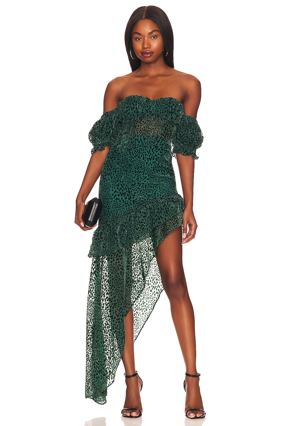 Платье MAJORELLE Kayleigh Gown, цвет Deep Teal платье amur kayleigh зеленый