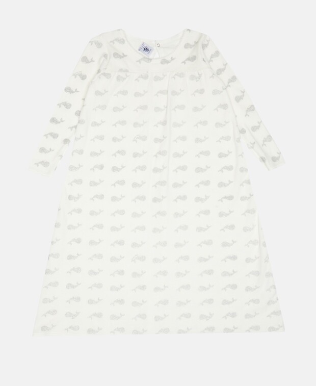 

Органик ночная рубашка Petit Bateau, светло-серый